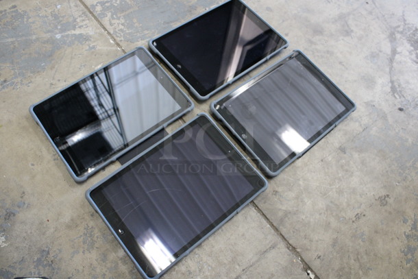 4 Apple Model A1474 9.5" iPads in Cases. See Pictures for Glass Damage. 4 Times Your Bid! - Image 7 of 12