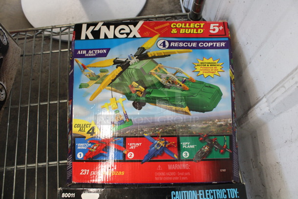 2 BRAND NEW! Kinex Toys; Motor Pack and Rescue Copter. 2 Times Your Bid! - Image 2 of 4