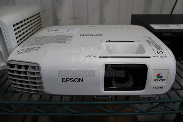 Epson Model H688A LCD Projector. 100-240 Volts, 1 Phase. 11.5x9.5x4 - Image 1 of 4