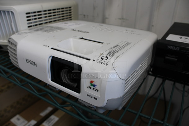 Epson Model H688A LCD Projector. 100-240 Volts, 1 Phase. 11.5x9.5x4 - Image 2 of 4