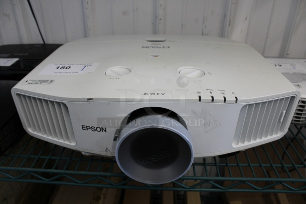 Epson Model H349A LCD Projector. 100-240 Volts, 1 Phase. 18.5x16.5x5.5