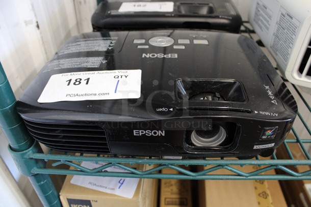 Epson Model H310A LCD Projector. 100-240 Volts, 1 Phase. 12x9x3