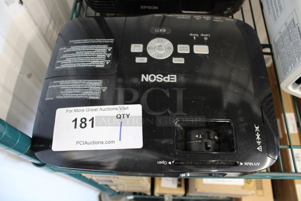 Epson Model H310A LCD Projector. 100-240 Volts, 1 Phase. 12x9x3 - Image 3 of 5