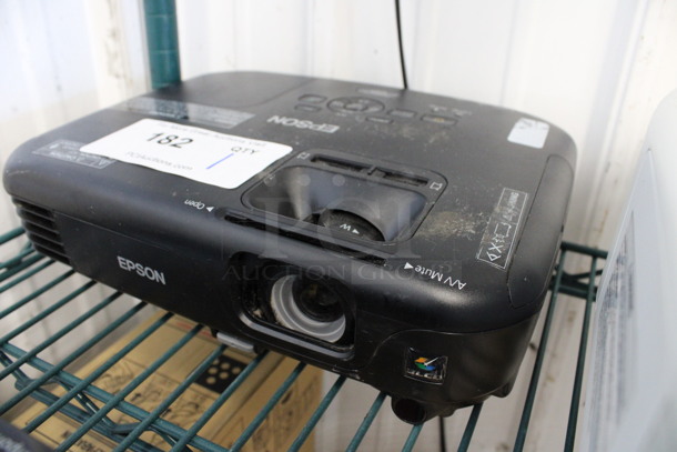 Epson Model H429A LCD Projector. 100-240 Volts, 1 Phase. 12x9x3 - Image 2 of 5