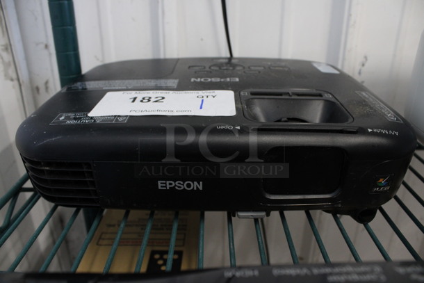 Epson Model H429A LCD Projector. 100-240 Volts, 1 Phase. 12x9x3 - Image 3 of 5