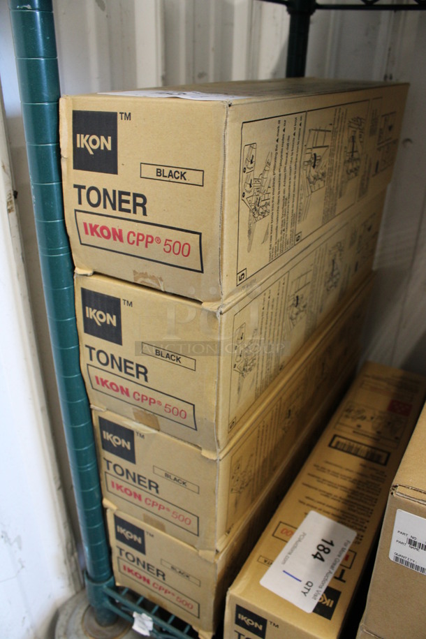 4 BRAND NEW Boxes of Ikon CPP500 Black Toner. 4 Times Your Bid! - Image 2 of 3