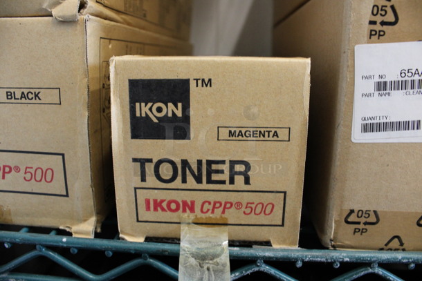 BRAND NEW Box of Ikon CPP500 Magenta Toner. - Image 2 of 2