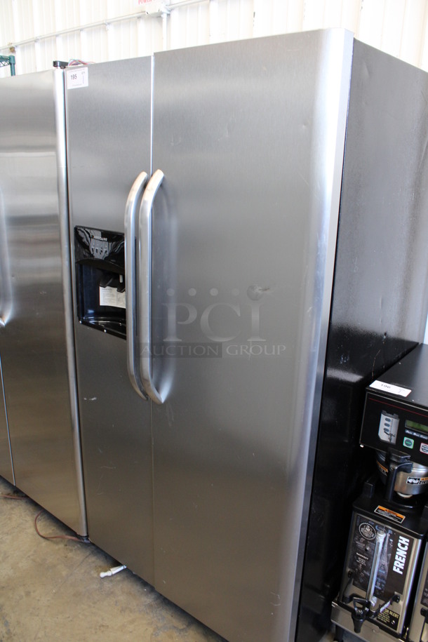 Frigidaire Model FFHS2611PFEA Chrome Finish Cooler Freezer Combo Unit. 115 Volts, 1 Phase. 36x34x68.5. Tested and Powers On But Does Not Get Cold - Image 3 of 12
