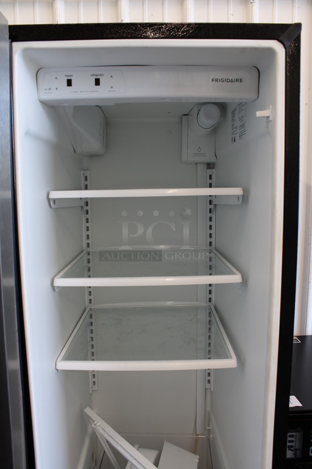 Frigidaire Model FFHS2611PFEA Chrome Finish Cooler Freezer Combo Unit. 115 Volts, 1 Phase. 36x34x68.5. Tested and Powers On But Does Not Get Cold - Image 8 of 12