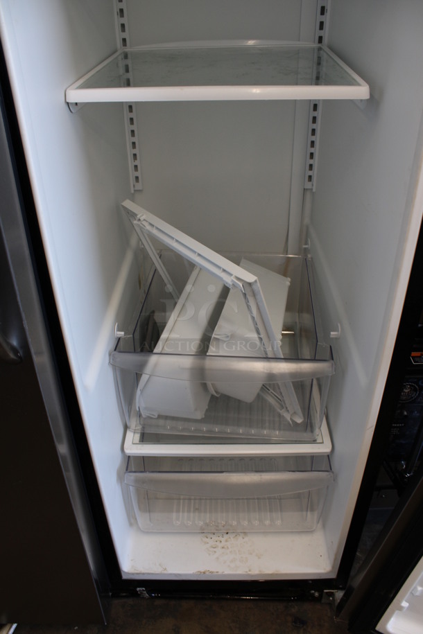 Frigidaire Model FFHS2611PFEA Chrome Finish Cooler Freezer Combo Unit. 115 Volts, 1 Phase. 36x34x68.5. Tested and Powers On But Does Not Get Cold - Image 9 of 12