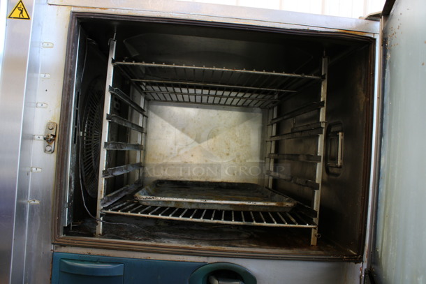 2 Rational Stainless Steel Commercial Combitherm Self Cooking Center Convection Ovens on Commercial Casters. Top Model: SCC WE 62. Bottom Model: SCC WE 102. 480 Volts, 3 Phase. 42x40x73. 2 Times Your Bid! - Image 7 of 9