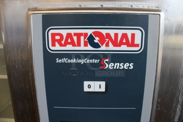 2 Rational Stainless Steel Commercial Combitherm Self Cooking Center Convection Ovens on Commercial Casters. Top Model: SCC WE 62. Bottom Model: SCC WE 102. 480 Volts, 3 Phase. 42x40x73. 2 Times Your Bid! - Image 9 of 9