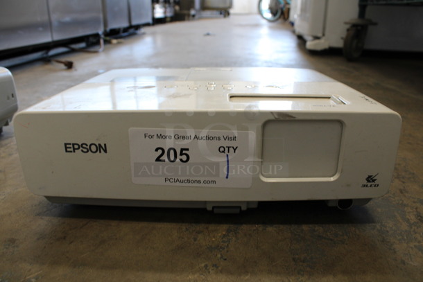 Epson Model EMP-822H LCD Projector. 100-240 Volts, 1 Phase. 13x9.5x4 - Image 4 of 5