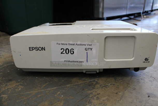 Epson Model EMP-822H LCD Projector. 100-240 Volts, 1 Phase. 13x9.5x4 - Image 2 of 5