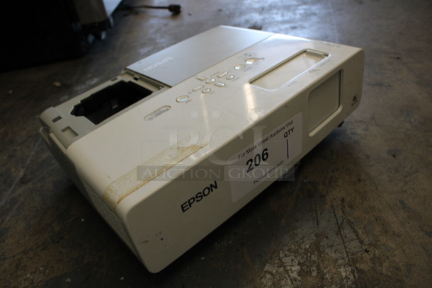 Epson Model EMP-822H LCD Projector. 100-240 Volts, 1 Phase. 13x9.5x4 - Image 3 of 5