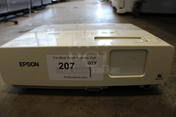 Epson Model H371A LCD Projector. 100-240 Volts, 1 Phase. 13x9.5x4 - Image 3 of 5