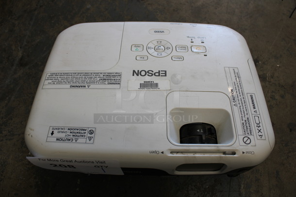 Epson Model H432A LCD Projector. 100-240 Volts, 1 Phase. 13x9.5x4 - Image 3 of 4
