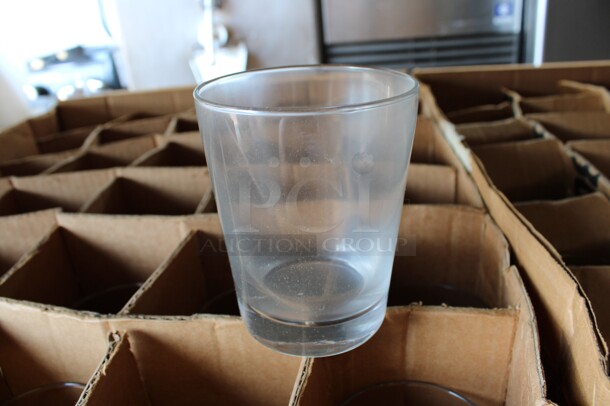 30 Beverage Glasses. 3.5x3.5x4.5. 30 Times Your Bid!