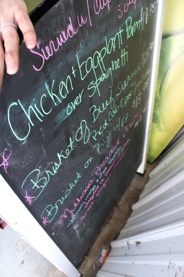 A Frame Double Sided Blackboard Sign. 27x4x43 - Image 3 of 3
