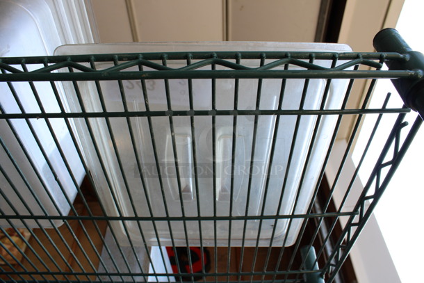 2 Clear Poly Half Size Drop In Bin Lids. 2 Times Your Bid! - Image 2 of 2