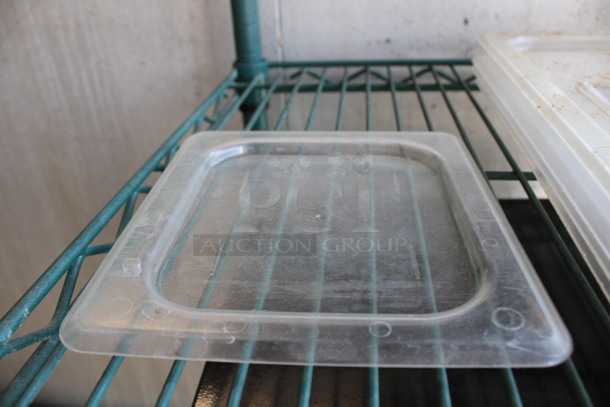 2 Clear Poly 1/6 Size Drop In Bin Lids. 2 Times Your Bid! - Image 2 of 2