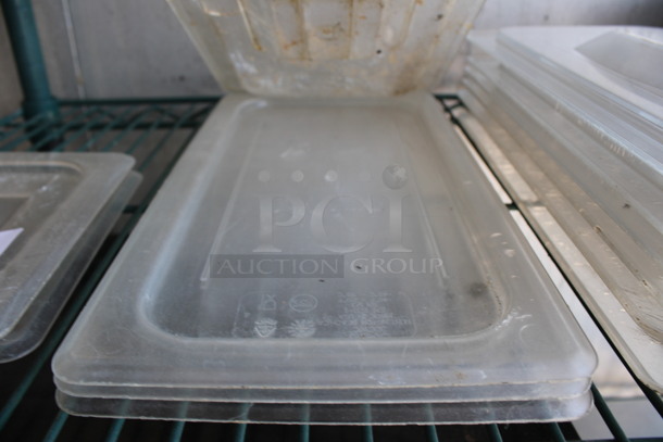 4 Clear Poly 1/3 Size Drop In Bin Lids. 4 Times Your Bid! - Image 2 of 3