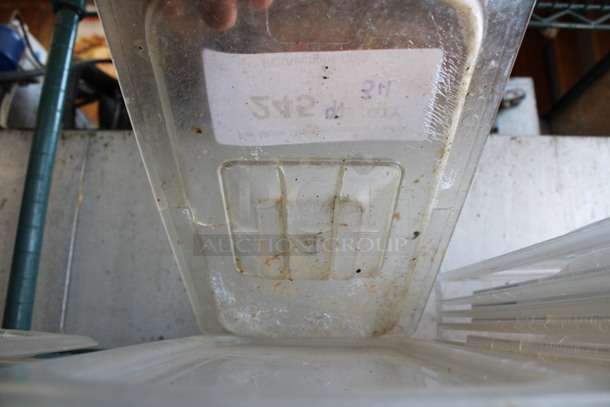 4 Clear Poly 1/3 Size Drop In Bin Lids. 4 Times Your Bid! - Image 3 of 3