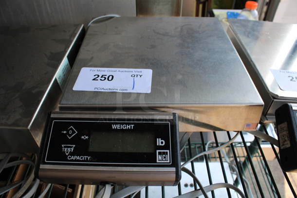 NCI Stainless Steel Countertop Food Portioning Scale. 10x14x3 - Image 1 of 4