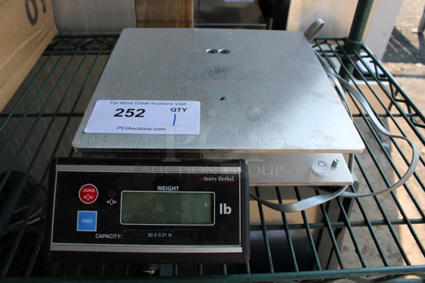 NCI Stainless Steel Countertop Food Portioning Scale. 10x14x3