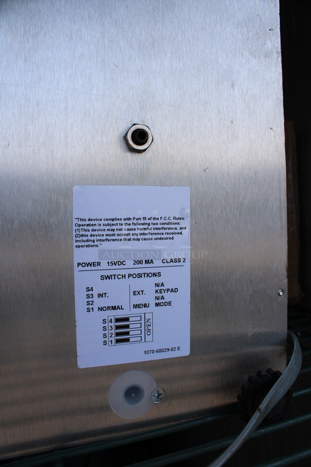 NCI Stainless Steel Countertop Food Portioning Scale. 10x14x3 - Image 3 of 4