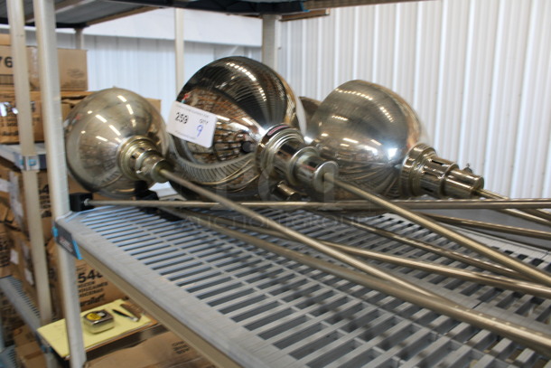 9 Halo Model L Series Metal Lights. 9.5x9.5x47. 9 Times Your Bid! - Image 3 of 6