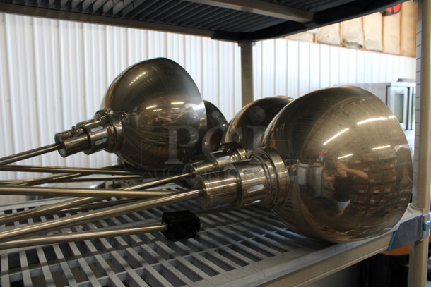 9 Halo Model L Series Metal Lights. 9.5x9.5x47. 9 Times Your Bid! - Image 4 of 6