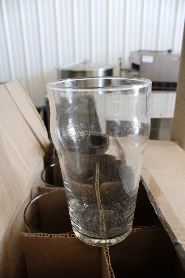 72 BRAND NEW IN BOX! Libbey 14801 20 oz Pint English Pub Beverage Glasses. 3.5x3.5x6. 72 Times Your Bid! - Image 1 of 3