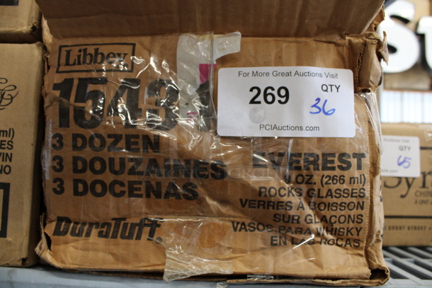 36 BRAND NEW IN BOX! Libbey 1543 Everest 9 oz Rocks Glasses. 3.25x3.25x3. 36 Times Your Bid! - Image 3 of 3