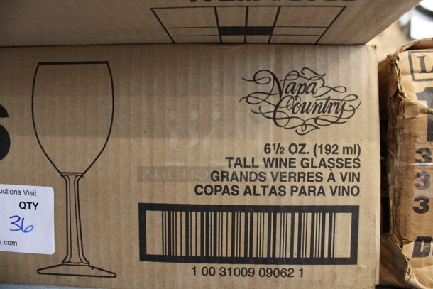 36 BRAND NEW IN BOX! Libbey 8766 Napa Country 6.5 oz Tall Wine Glasses. 2.5x2.5x6.5. 36 Times Your Bid! - Image 3 of 4
