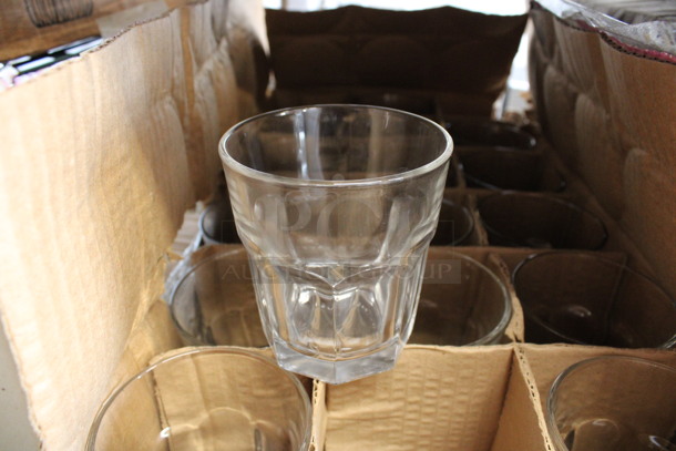 36 BRAND NEW IN BOX! Libbey 15243 Gibraltar 12 oz Double Rocks Glasses. 3.5x3.5x4. 36 Times Your Bid!