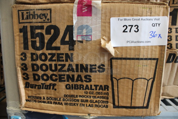 36 BRAND NEW IN BOX! Libbey 15243 Gibraltar 12 oz Double Rocks Glasses. 3.5x3.5x4. 36 Times Your Bid! - Image 3 of 3