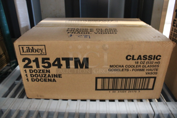22 BRAND NEW IN BOX! Libbey 2154TM Classic 18 oz Mocha Cooler Glasses. 3.25x3.25x6. 22 Times Your Bid! - Image 3 of 3