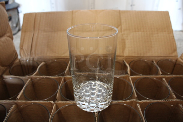 24 BRAND NEW IN BOX! Libbey 23596 11.25 oz Nob Hill Beverage Glasses. 2.75x2.75x5. 24 Times Your Bid!