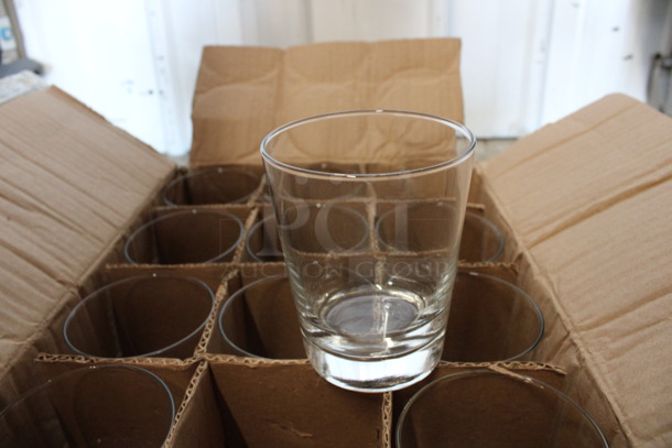 11 BRAND NEW IN BOX! Libbey 15 oz Double Old Fashioned Glasses. 3.5x3.5x4.5. 11 Times Your Bid!