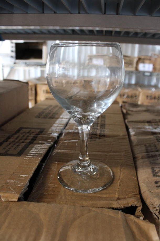 36 BRAND NEW IN BOX! Libbey 3964 Teardrop 8.5 oz Wine Glasses. 3.25x3.25x6.25. 36 Times Your Bid! - Image 1 of 4