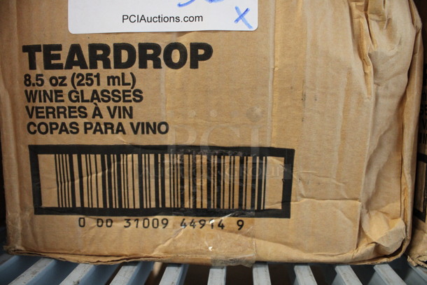36 BRAND NEW IN BOX! Libbey 3964 Teardrop 8.5 oz Wine Glasses. 3.25x3.25x6.25. 36 Times Your Bid! - Image 3 of 4
