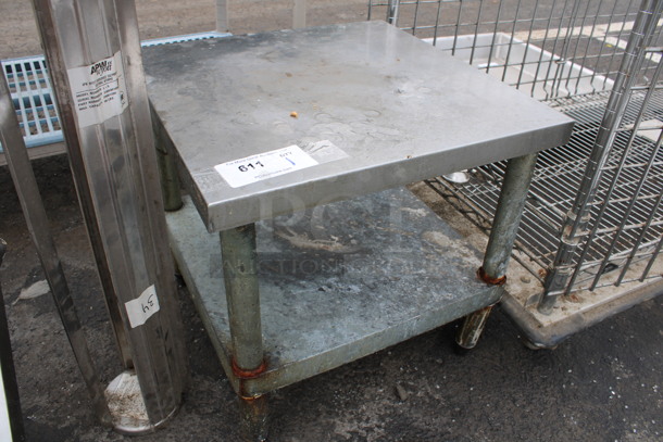 Stainless Steel Commercial Equipment Stand w/ Metal Under Shelf. 20x20x20 - Image 3 of 3