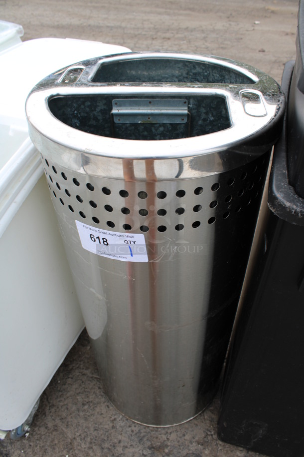 Stainless Steel Trash Can Shell. 14x14x31