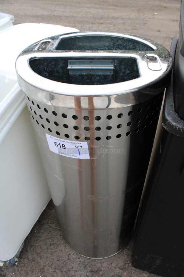 Stainless Steel Trash Can Shell. 14x14x31 - Image 1 of 3