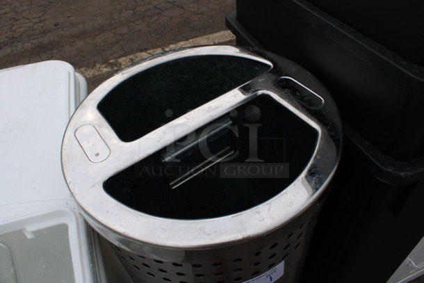 Stainless Steel Trash Can Shell. 14x14x31 - Image 2 of 3
