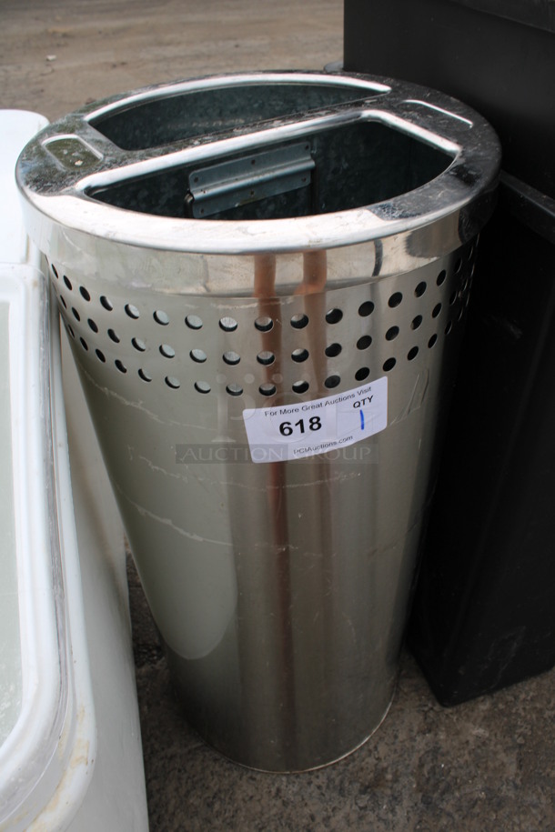 Stainless Steel Trash Can Shell. 14x14x31 - Image 3 of 3