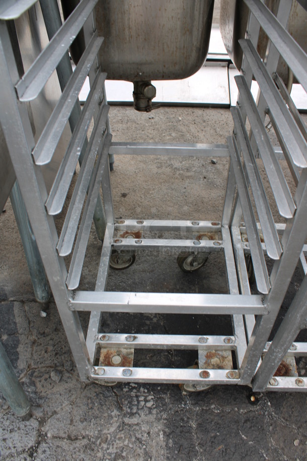 Metal Commercial Pan Rack on Commercial Casters. 15.5x21x58 - Image 3 of 3