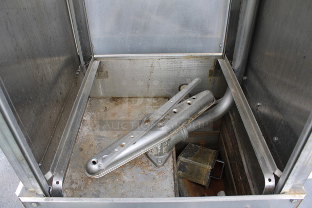 Hobart Model AM147 Stainless Steel Commercial Straight Pass Through Dishwasher. 208-240 Volts, 3 Phase. 42x27x75 - Image 5 of 7