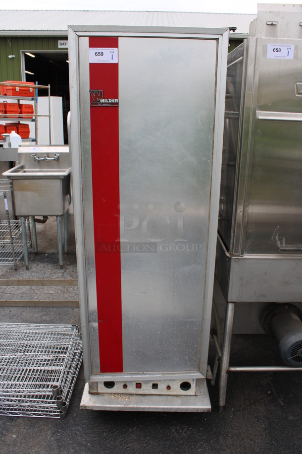 Wilson Metal Commercial Enclosed Pan Transport Rack on Commercial Casters. 24.5x31x69.5 - Image 1 of 5